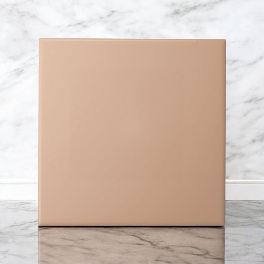 Elegante monochrome Soft Orange Moderne Minimalist Fliese