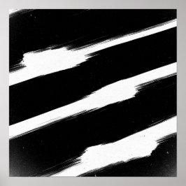 Elegante monochrome Wandschrift | Zeitgenössisches Poster