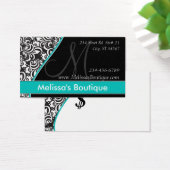 Elegante Monogram aquamarine Preismarke I (Schreibtisch)