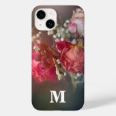 Elegante monogram Dried Blume Custom iPhone Case (Rückseite)