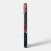 Elegante monogram Dried Blume Custom iPhone Case Hülle (Linke Seite)