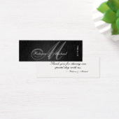 Elegante Monogram-Gastgeschenk Hochzeit-Tags (Schreibtisch)