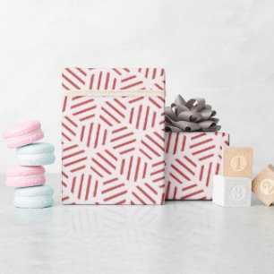 Elegante Monogram Gift Celebration Geburtstagspart Geschenkpapier