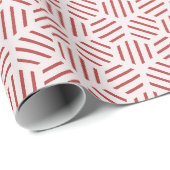 Elegante Monogram Gift Celebration Geburtstagspart Geschenkpapier (Rolleneckpunkt)