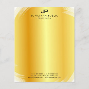 Elegante Monogram Gold Template Moderne Beruflich