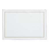 Elegante Monogram Hochzeitspaare von Pillowcases Kissenbezug (Rückseite-Rechts)