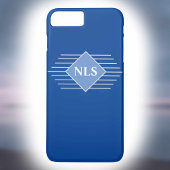 Elegante Monogram-Initials auf einem intelligenten Case-Mate iPhone Hülle