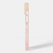 Elegante Monogram Initials Gold Circles Case-Mate iPhone Hülle (Rückseite / Links)