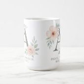 "Elegante Monogram K Tasse - Personalisierter Kaff (Zentrum)