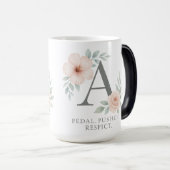 "Elegante Monogram K Tasse - Personalisierter Kaff (VorderseiteRechts)