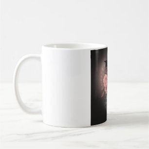 Elegante Monogram M Tasse - Custom Floral Letter C