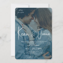 Elegante Monogram Moderne Hochzeit