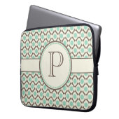 Elegante Monogram, Modernes Design Notebook-Bag Laptopschutzhülle (Vorderseite Links)