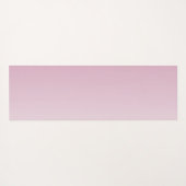 Elegante Monogram Rose Glitzer Tropfen Yoga Mat Yogamatte (Rückseite (Horizontal))