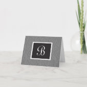 Elegante Monogram-Rose Letter B Custom Notecard (Vorderseite)