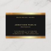 Elegante Monogram Vorlage Moderne Berufliche Visitenkarte (Rückseite)