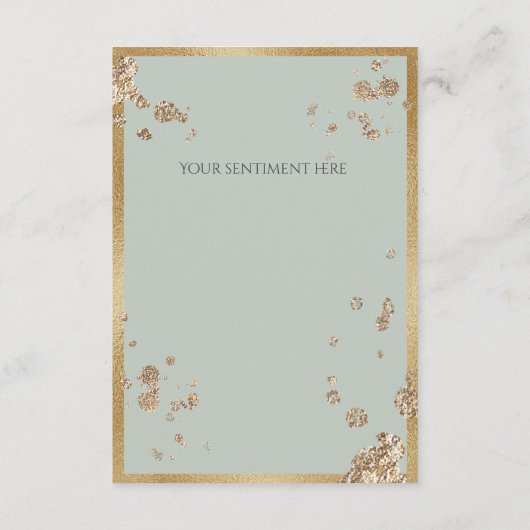 Elegante Monogram Wasserfarbe Letter C Rosa Rosen Dankeskarte (Rückseite)