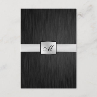 Elegante Monogram Wedding RSVP Card Karte
