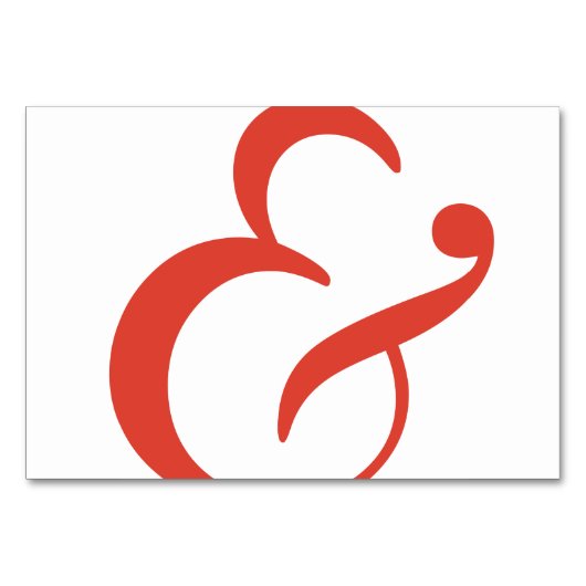 Elegante Monogram Wedding Tischnummer (Rückseite)