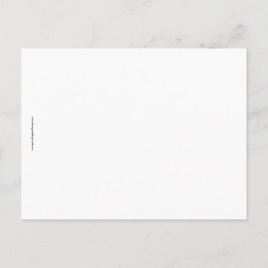 Elegante Monogram Wedding Tischnummer Card (Rückseite)