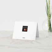 Elegante Monogram White Gold Blank Wedding geklapp Dankeskarte (Rückseite)