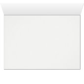 Elegante Monogram White Modern IMITATS Silver Stri (Innenansicht Horizontal (Unten))