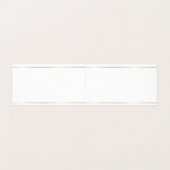 Elegante monogramm-Blush-Rosa-goldene Clean-Vorlag Visitenkarten (Innenseite Aufgefaltet)