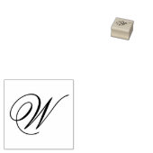 Elegante Monogramm-Briefmarke Gummistempel (Stempel)