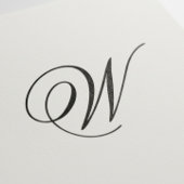 Elegante Monogramm-Briefmarke Permastempel