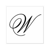 Elegante Monogramm-Briefmarke Permastempel (Design)