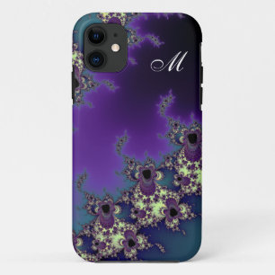 Elegante Monogramm-Fraktal-Kunst für iPhone 4-Hüll Case-Mate iPhone Hülle