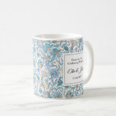 Elegante Monogramm Gastgeschenk Hochzeit Klassisch Kaffeetasse (VorderseiteRechts)