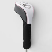 Elegante Monogramm-Golfkopfabdeckung Golf Headcover (angewinkelt)