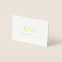 Elegante Monogramm-Initialen Geschäftliches Weihna