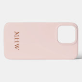 Elegante Monogramm-Initialen mit stilvollem, schic Case-Mate iPhone Hülle (Rückseite (Horizontal))