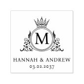 Elegante, Monogramm, Royal, Crown, Hochzeit von Lo Permastempel (Design)