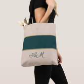 Elegante Monogramm-Tasche |Sofisticatedes Streifen Tasche (Von Nahem)