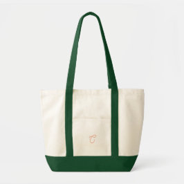 Elegante Monogramm-Tasche  Tragetasche