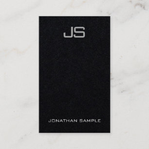 Elegante Monogramm-vertikale Schablonen-luxuriöse Visitenkarte