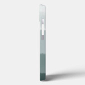 Elegante monogrammierte Initialen Limed Spruce Omb Case-Mate iPhone Hülle (Rückseite / Links)