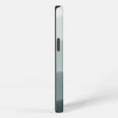 Elegante monogrammierte Initialen Limed Spruce Omb iPhone Hülle (Rechte Seite)