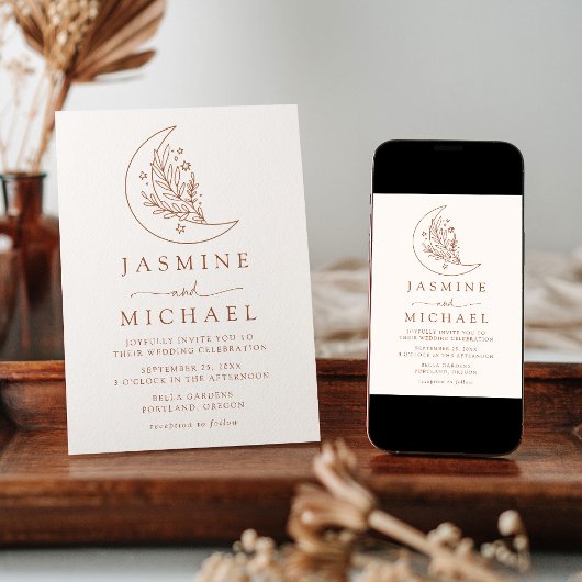 Elegante Monument Obelisk Einladung