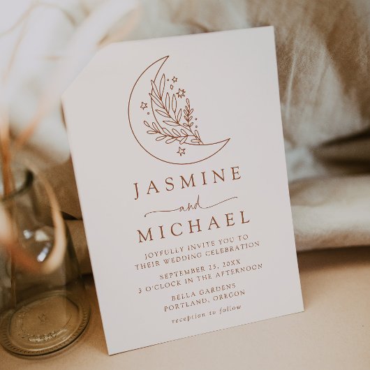 Elegante Monument Obelisk Einladung