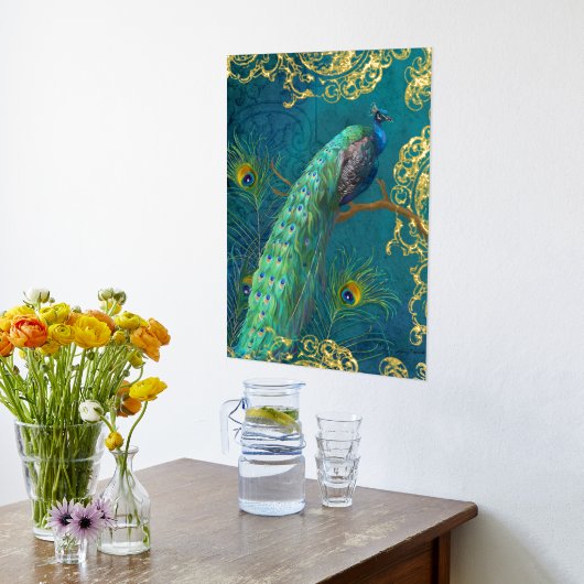 Elegante Monument Obelisk Park/Garten: Aquamarin Foliendrucke (Ablage(Küche))