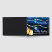 Elegante Moonlit Beach Wedding Gästebuch (Voll)