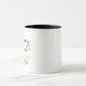 Elegante Morgencaffeetasse. Tasse (Zentrum)