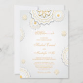 Elegante Moschee Einladung (Vorderseite)