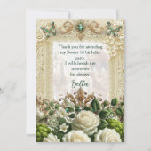 Elegante Moss & Moonlight Vintage Spitze Danke Ca (Rückseite)