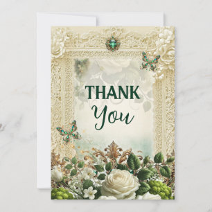 Elegante Moss & Moonlight Vintage Spitze Danke Ca