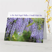 Elegante Most Perfect Mother Phantastische Liebe Karte (Gelbe Blume)